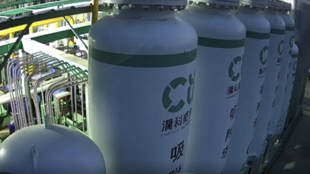 山东济南沼气提纯项目现场